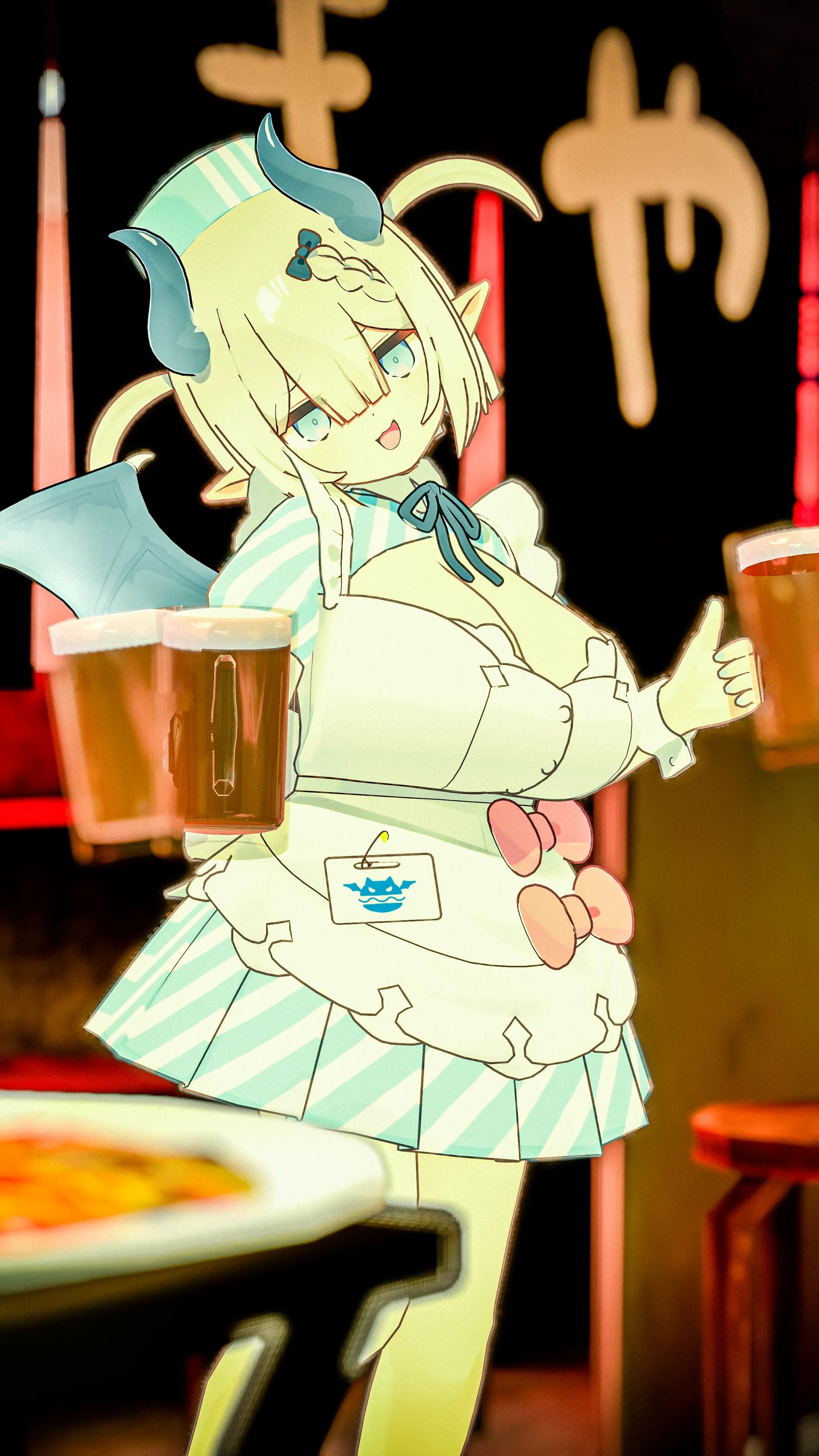 👿🍔 デビルウエイトレス ベルセリナ - ベルセリナ - ポートレート2（ミッションセクション）