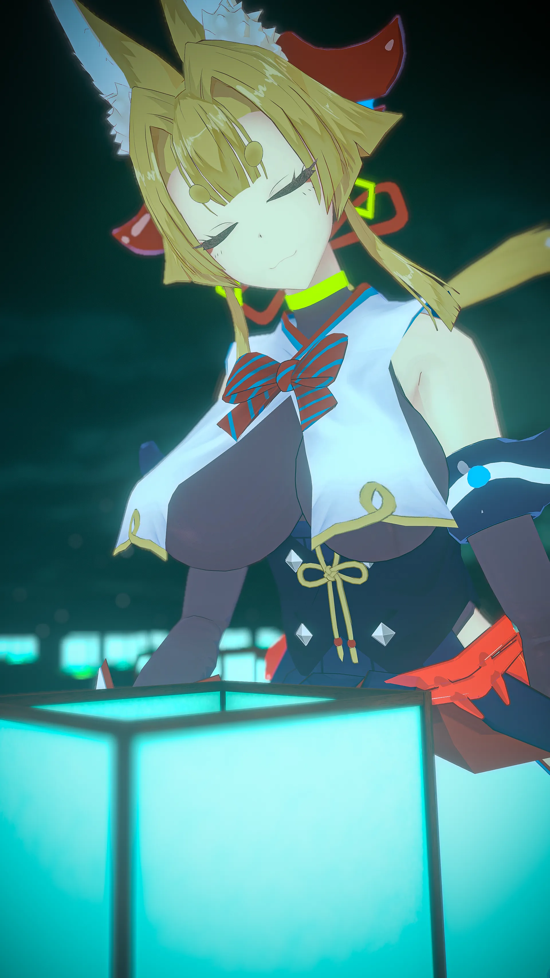 お狐様女学生 稲荷原 - 稲荷原 - ポートレート9（ミッションセクション）